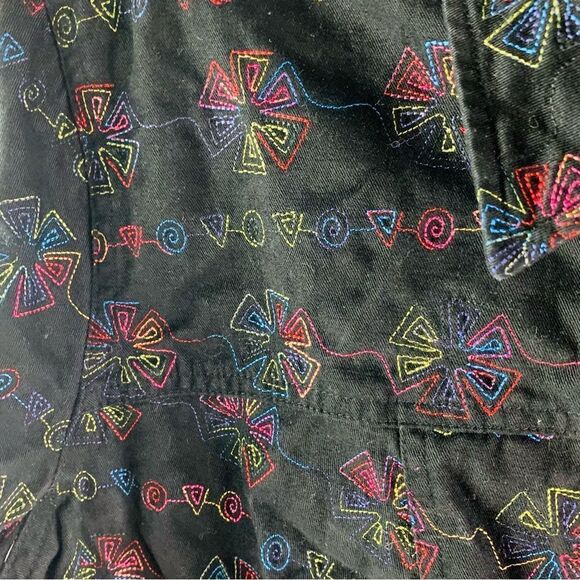 CJ Banks Black Rainbow Embroidered Jacket - Picture 4 of 4